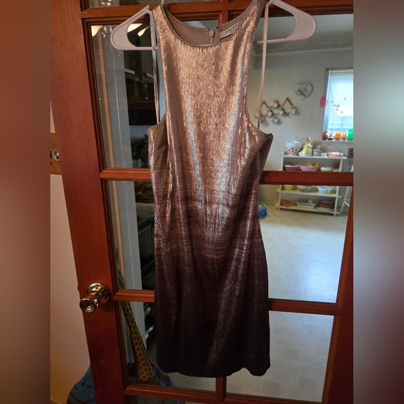 Halston Heritage Sequin Dress Medium - Picture 2 of 6
